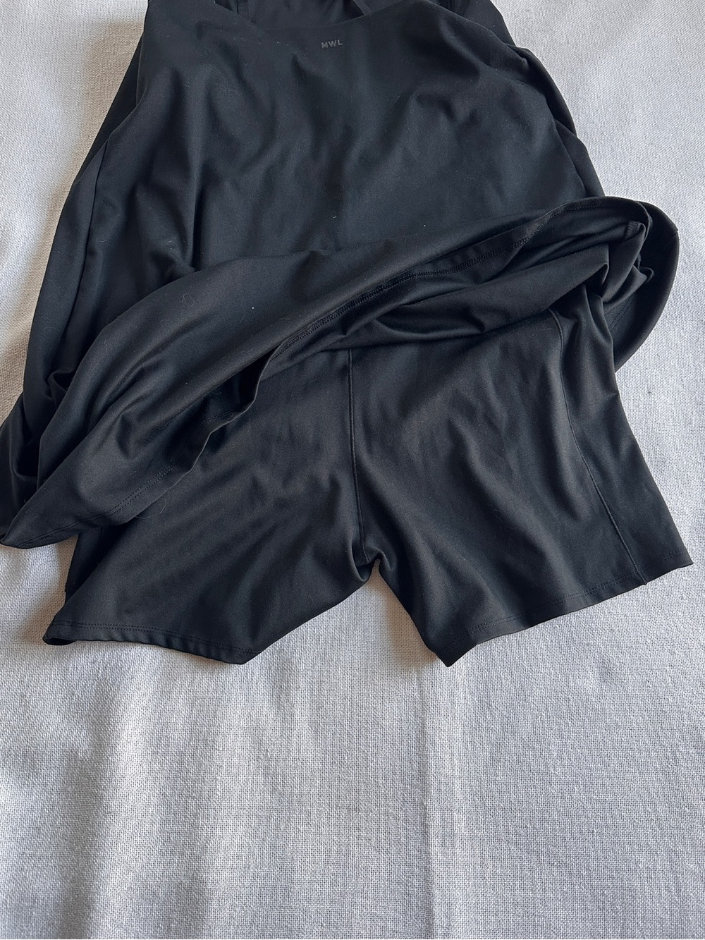 Madewell MWL Flex Fitness Dress in True Black | L - Picture 8 of 12